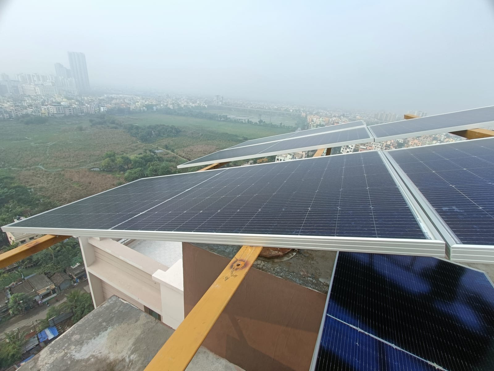 Solar installation at Utopia Complex